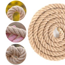 Twisted Natural Manila Rope 4 Strand Landscape DIY Craft 1/4",5/16",1/2",1",5/8"