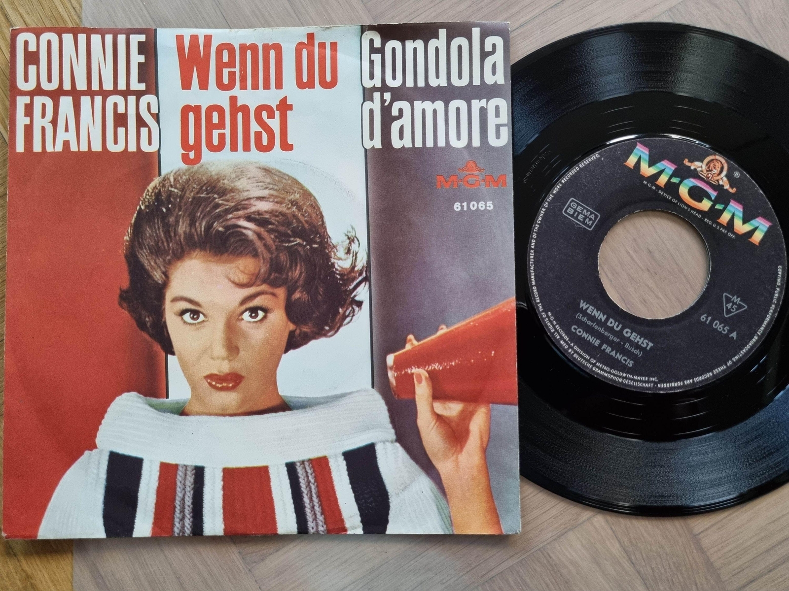 7"" Single Connie Francis - Wenn du gehst Vinyl Germany