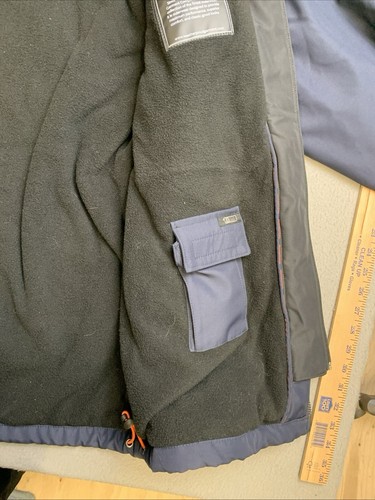 Weatherproof Jacket Men’s Size Large Soft Shell Navy Blue Fleece Lined WPL 11590 - Picture 14 of 20
