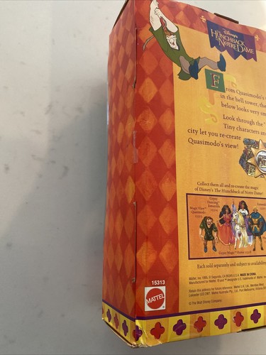 Disney's Hunchback of Notre Dame MAGIC VIEW Quasimodo Doll 1995 Mattel New - Picture 8 of 15