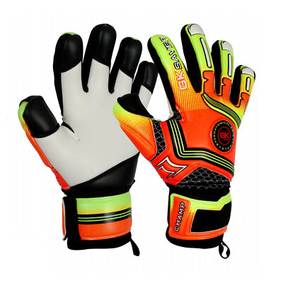Profi Torwarthandschuhe Kinder Champ 01 orange Neg Cut GK Saver Größe 4 bis 7