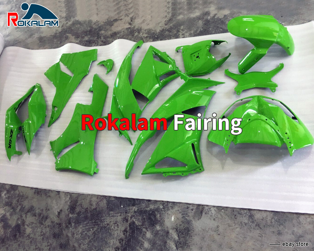Body Kit For ZX-6R 2009 2010 2011 2012 ZX636 636 09 12 Green