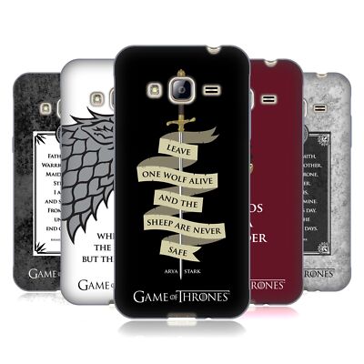 OFFIZIELLE HBO GAME OF THRONES GRAFIKEN SOFT GEL HANDYHÜLLE FÜR SAMSUNG HANDYS 3