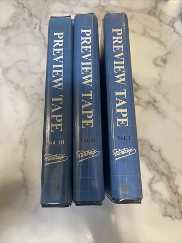 Pentrex Previews Volumes 1, 2 And 3 VHS Videotape - Used Trains railroad - 第 2/21 張圖片