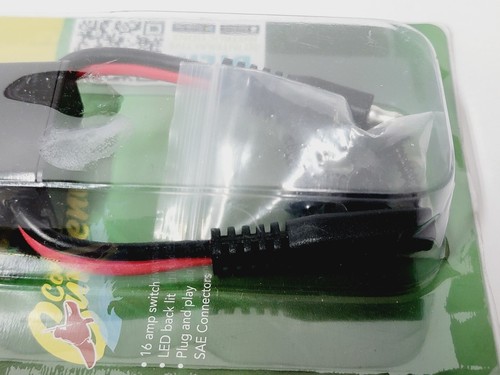 YAK POWER Waterproof Inline 12-Volt Power Switch YP-ILS16 Plug Kayak Black NEW - Picture 4 of 8