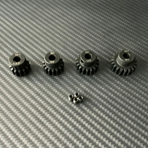 Mod .8 32P 5mm Steel Pinion Gear set 13T 14T 15T 16 17T Fits Traxxas 1/8 Slash