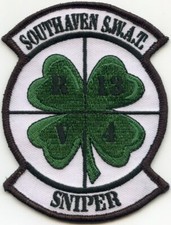 SOUTHAVEN MISSISSIPPI MS Special Weapons And Tactics SWAT SNIPER POLICE PATCH