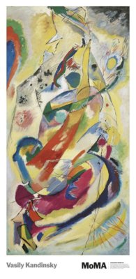 Painting Number 200 by Wassily Kandinsky Art Print MOMA Abstract Poster 40x19