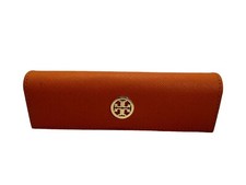 Tory Burch Orange Leather Sunglasses Case