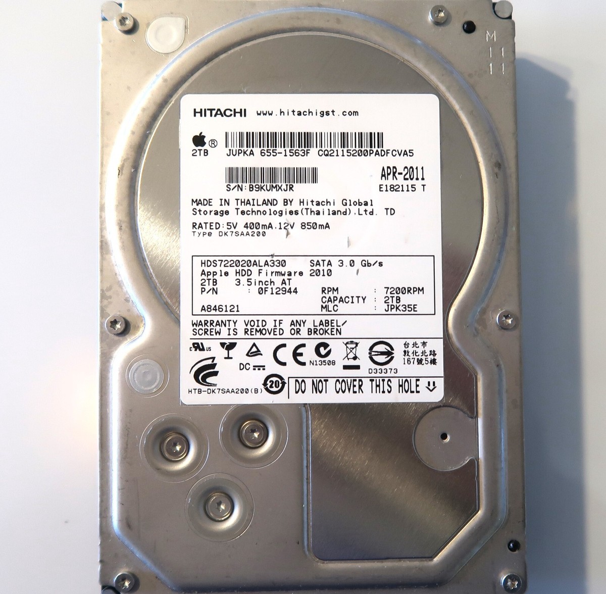 hds723020bla642、PN 0?F16980、MLC mnr6p0、Hitachi 2tb SATA 3.5ハードドライブ Amazon | HDS723020BLA642、PN 0F16980、MLC MNR6P0、Hitachi