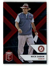 Nick Saban Alabama Crimson Tide 2018 Panini Elite Draft Picks #76