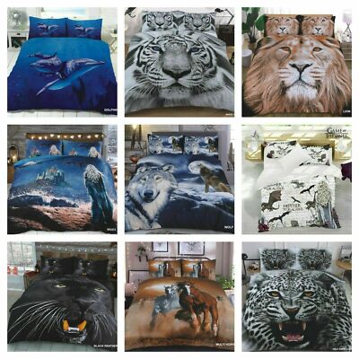 3D Amazing Duvet Bed Quilt Cover Set Single Double King & Super King 2019 Design