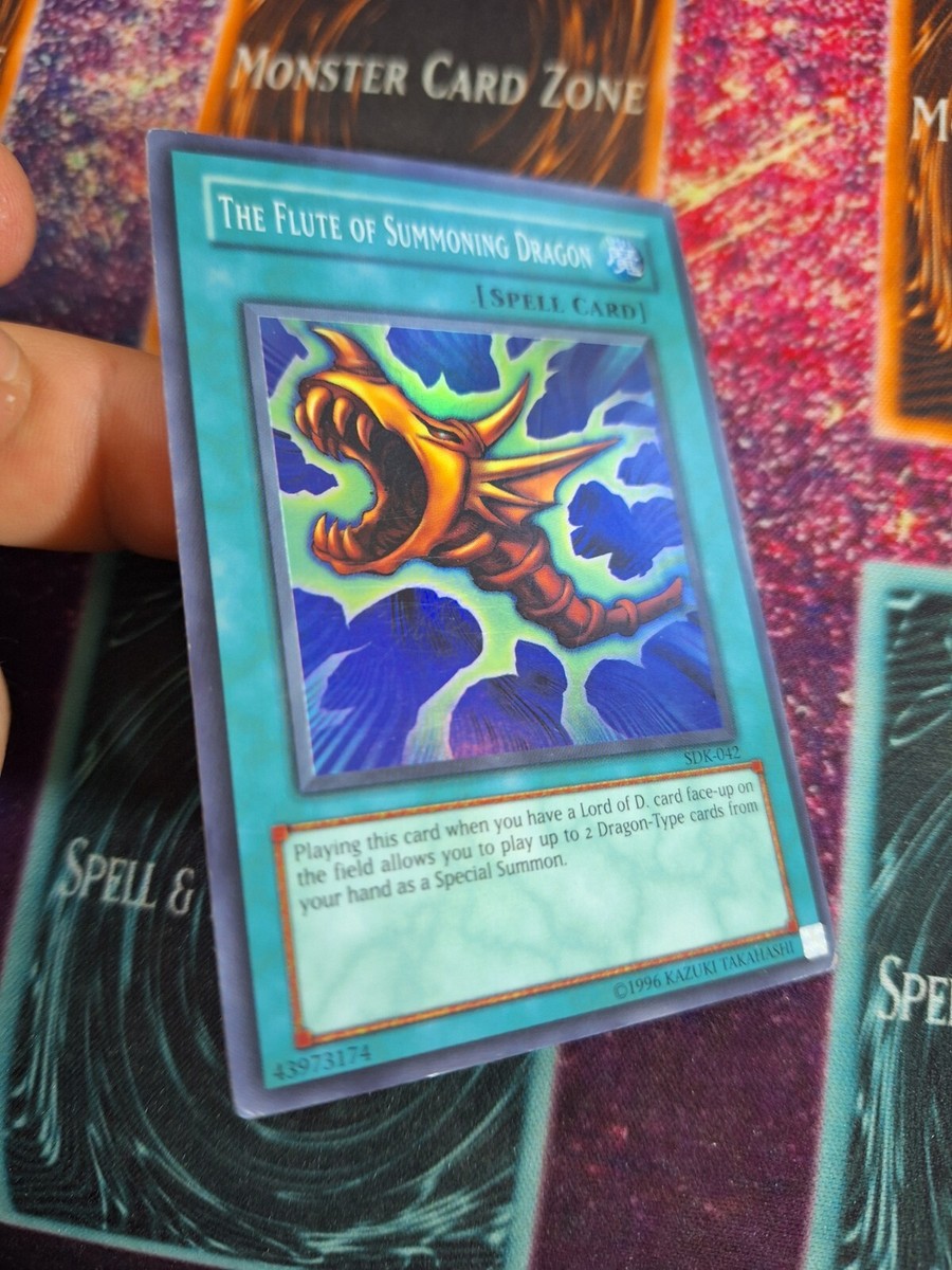 遊戯王 奇跡の穿孔 シク EU版EN・FR・DE3枚セット Yu-Gi-Oh! The Flute of Summoning Dragon SDK-042 Super Rare