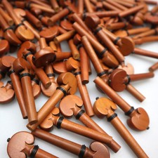 100pcs Violin Pegs, Jujube wood, 4/4 Violin String Tuning Peg Tuner Accessories