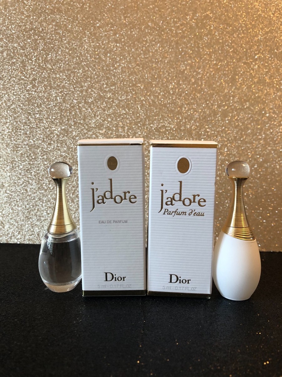 Dior jadore eau de parfum & parfum d,eau mini size 5ml | eBay