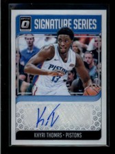 KHTRI THOMAS 2018/19 DONRUSS OPTIC SIGNATURE SERIES ROOKIE AUTOGRAPH AUTO AJ8031