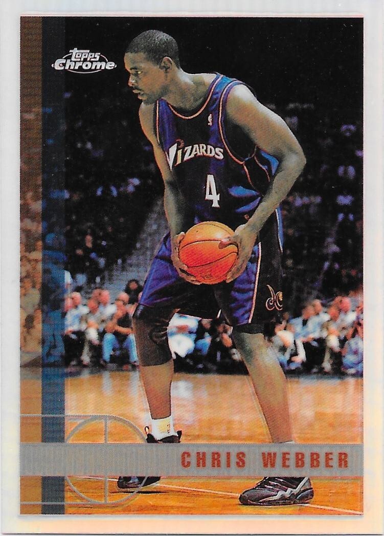 1997-98 Topps Chrome Chris Webber Refractor #185