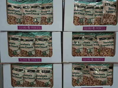 Island Princess Macadamia Crunch Jumbo 16oz Mac Nut bag SameDay Worldwide Ship!