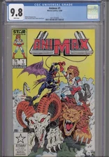 Animax #1 CGC 9.8 1986 Marvel (Star) Comics