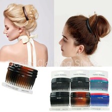 24pcs Women Long Hair Comb Claw Jaw Clamp Banana Side Clip Pin Stick Lot 3.25"