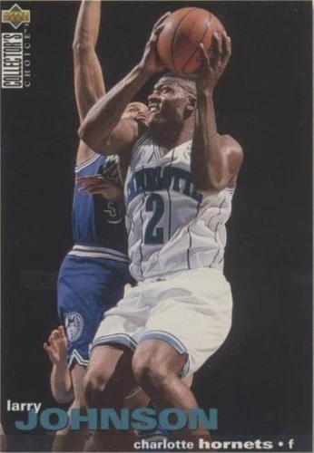 1995-96 Upper Deck Collector's Choice International Spanish I - Larry Johnson #12