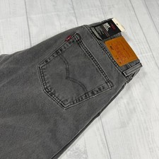 Levi's Jeans Men's 32 x 30 501 Straight Fit Stretch Denim Grey Fade