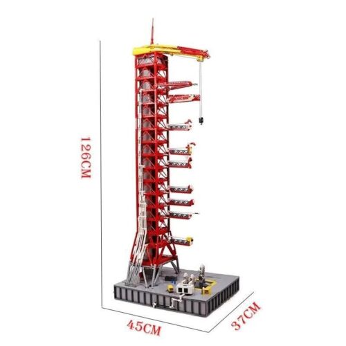 Saturn V Launch Umbilical Tower Building Blocks Apollo Launch Pad Bricks Toy Set - Picture 7 of 12