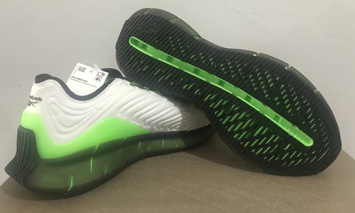 Reebok Zig Kinetica Laufschuhe weiß/solargrün FZ3101 - Herren Größe 11 " - Bild 6 von 7