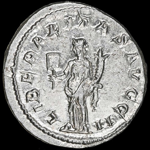 NGC MS 4/5 - 4/5 AD 244 Roman Empire Philip I AR Antoninianus (22mm, 4.40gm, 6h) - Picture 4 of 4
