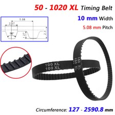 XL Timing Belt 5.08mm Pitch 10mm Width Drive Belt Closed Loop For 3D Printer CNC