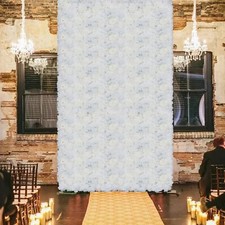 6Pcs Silk Artificial Flower Wall Panel Wedding Flower Pillar Stage Floral Decor