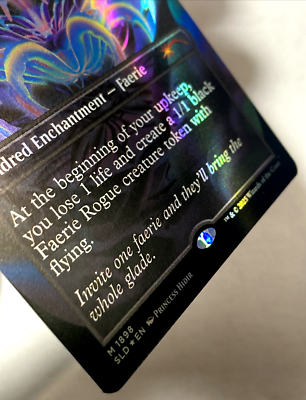 MTG Bitterblossom (Double Rainbow Foil) Secret Lair Commander Deck