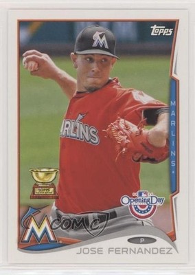 2014 Topps Opening Day Jose Fernandez (Pitching) #72 3c7