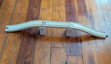 Wooden Railway bridge with supports  center span works with most track systems.