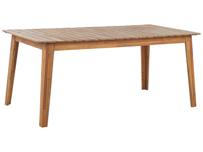 Gartentisch Akazienholz hellbraun 180 x 90 cm für 6 Personen Fornelli