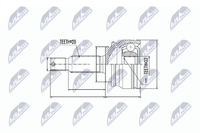 NTY NPZ-CH-010 Gelenksatz, Antriebswelle Vorne FüR Dodge Jeep Mitsubishi