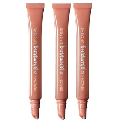 (3 Pack) Revlon Kiss Plumping Lip Creme - 510 Nude Honey