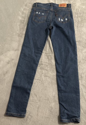 Levi's Girls' 720 High Rise Super Skinny Fit Jeans Sizes Large 10/12 - Picture 5 of 6