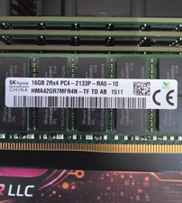 LOT OF 8 SK Hynix 16GB 2Rx4 PC4-2133P HMA42GR7MFR4N-TF ECC Server RAM 128GB 