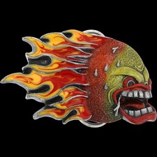 New Flaming Tennis Pickleball Ball Love Lover Player Vintage Belt Buckle