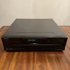 ONKYO Model DX-C390 6-Disc CD Carousel Changer Player Black - No Remote - Tested