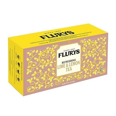 Flurys Refreshing Lime and Lemon, 100 Tea Bags | Select Pack
