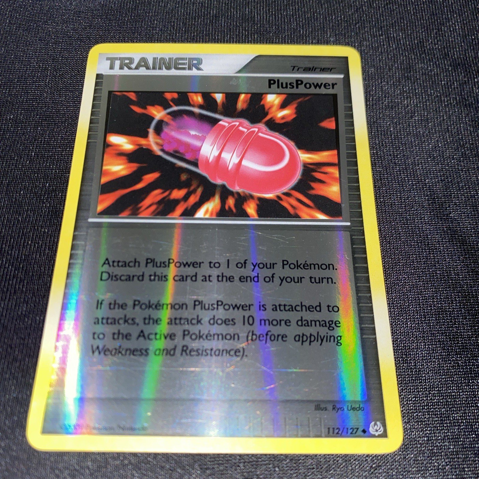 Pokemon TCG PlusPower 112/127 Platinum LP Reverse Holo English 11053