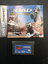 Quad Desert Fury and Monster Trucks Dual Game Cartridge For Gameboy Advance