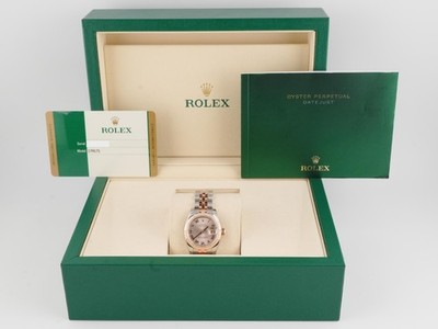 Rolex 179171 Lady-Datejust 26mm Pink Dial Jubilee Bracelet Box and Papers 2017