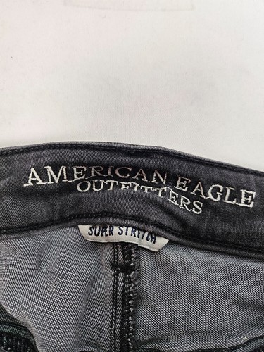American Eagle Jeans Women's 28in Waist Black Super Stretch Hi-Rise Jegging Crop - Picture 17 of 21