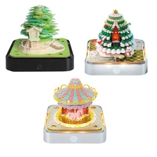 3D Paper Carving Art Calendar Note Pad 2025 Timepiece Calendar