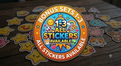 Monopoly Sticker Go Bonus set All 1-3 Star Sticker available