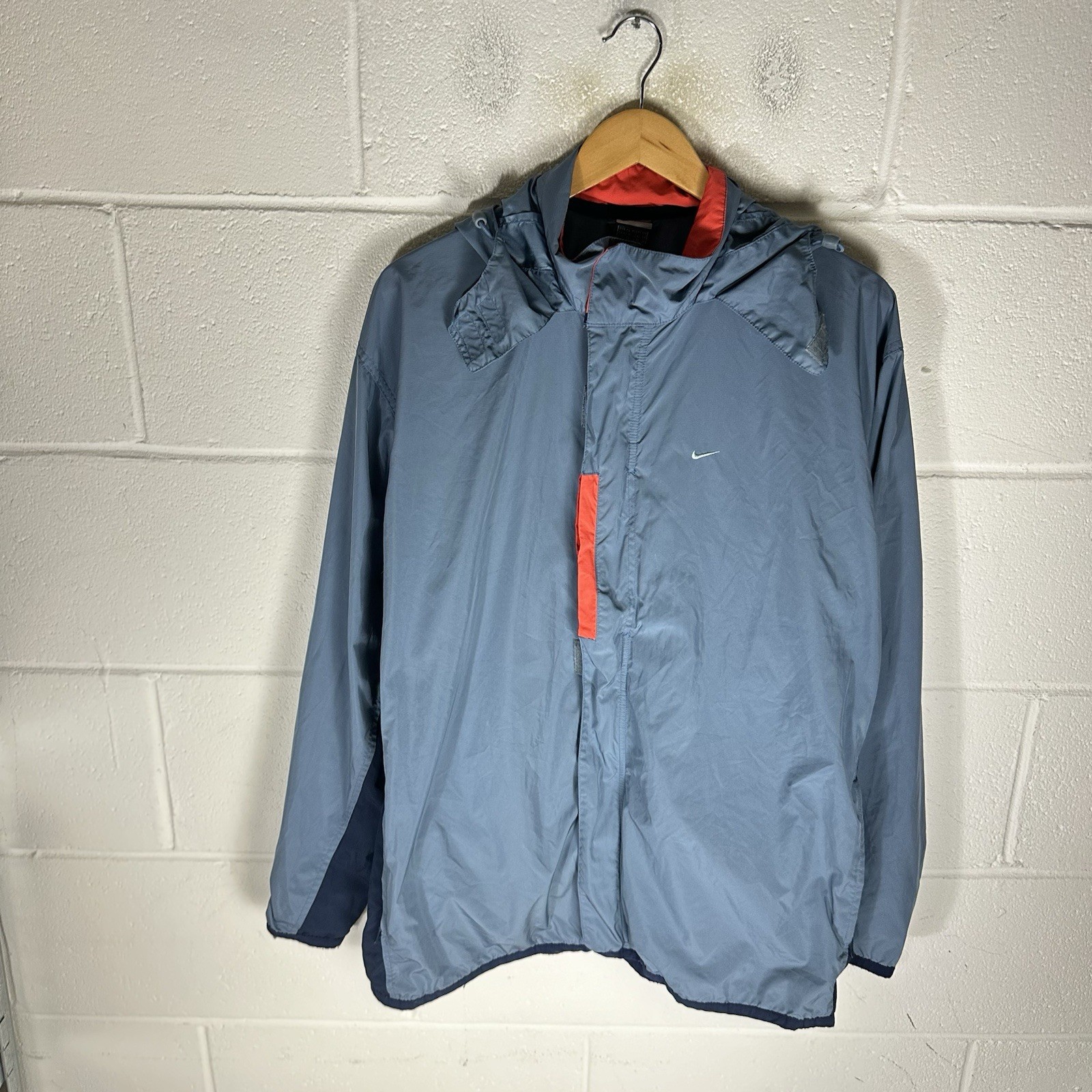 SACAI X NIKE Giacca Nike Vintage Uomo Extra Large Blu Clima Fit Swoosh Gorpcore Y2K Utility