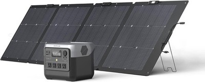 EcoFlow RIVER 2 Pro Portable Power Station w/ 2x 45W Solar Panels